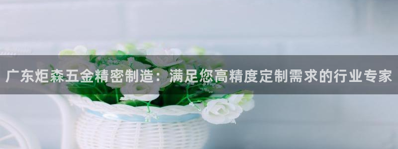 彩神赢的钱是哪里来的啊：广东炬森五金精密制造：满足您高精度定制需求的行业专家