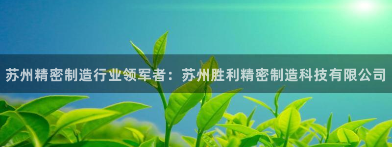 彩神v8iii：苏州精密制造行业领军者：苏州胜利精密制造科技有限公司