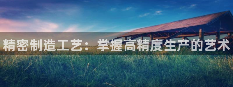 彩神盈利图片：精密制造工艺：掌握高精度生产的艺术
