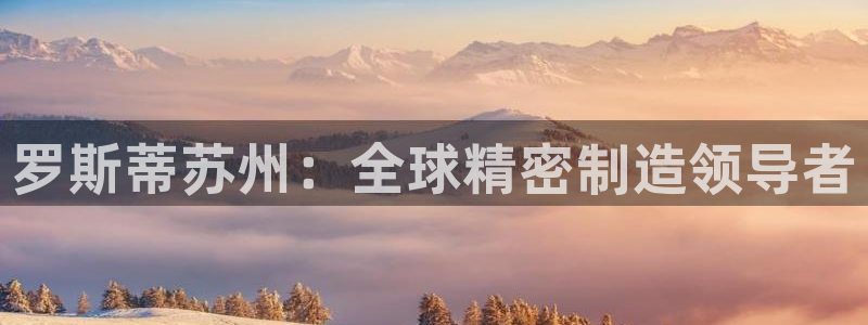 彩神V集团有限公司：罗斯蒂苏州：全球精密制造领导者
