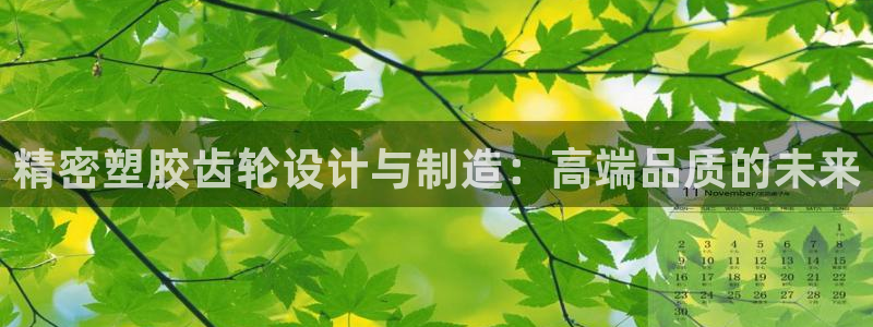 彩神购彩购彩大厅入口v：精密塑胶齿轮设计与制造：高端品质的未来