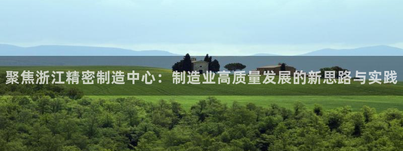 彩神vllⅰ购彩大厅：聚焦浙江精密制造中心：制造业高质量发展的新思路与实践