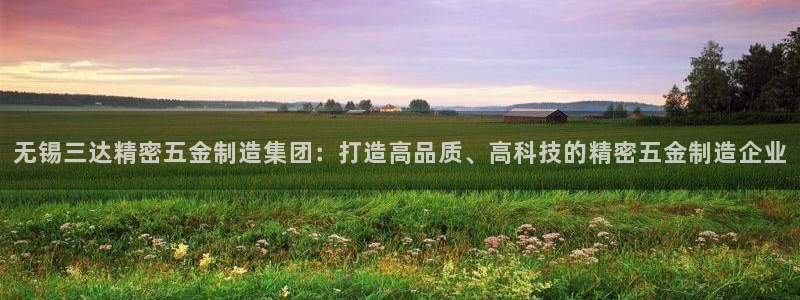 彩神大发黑平台：无锡三达精密五金制造集团：打造高品质、高科技的精密五金制造企业