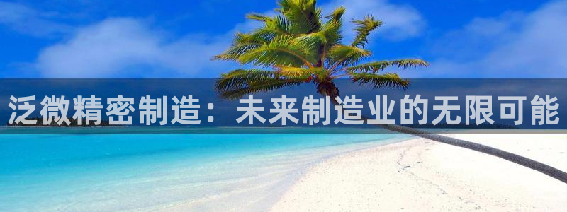 彩神8是正规平台吗：泛微精密制造：未来制造业的无限可能