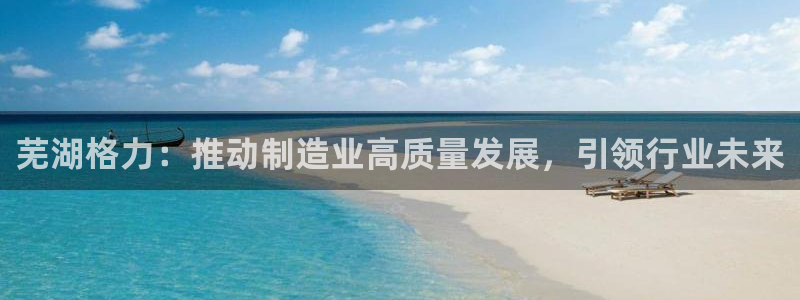 彩神v8下载：芜湖格力：推动制造业高质量发展，引领行业未来