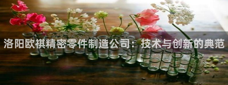 彩神vll购彩大厅大众：洛阳欧祺精密零件制造公司：技术与创新的典范