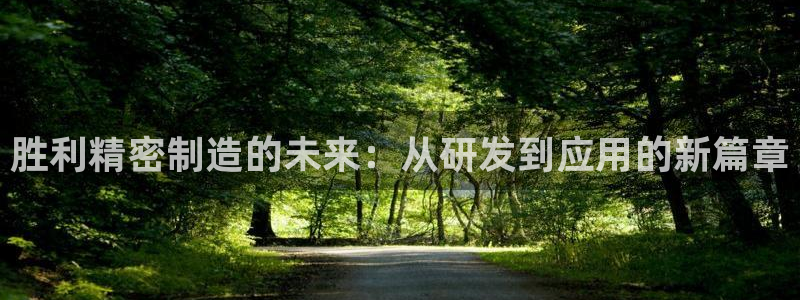 彩神是什么平台：胜利精密制造的未来：从研发到应用的新篇章